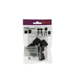Accessori|Puntali esterni tondi neri ø 16 mm. 6 pz.