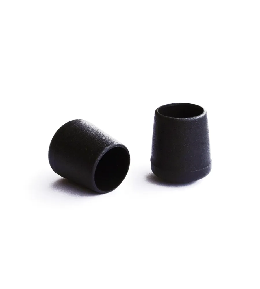 Accessori- Puntali esterni tondi neri ø 32 mm. 2 pz.