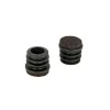 Accessori- Puntali interni alettati tondi neri con feltro ø 18 mm. 8 pz.