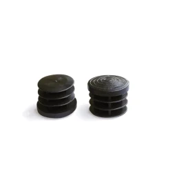 Accessori|Puntali interni alettati tondi neri ø 32 mm. 4 pz.