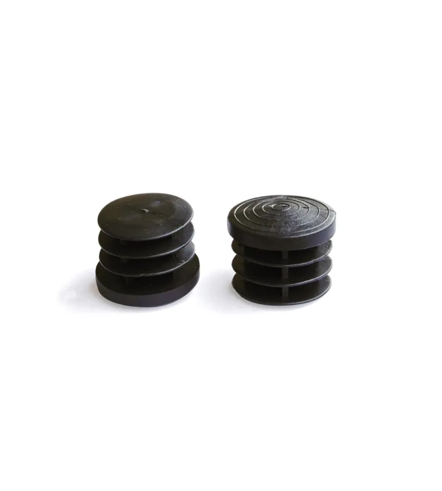 Accessori- Puntali interni alettati tondi neri ø 30 mm. 4 pz.