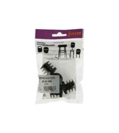 Discount Puntali interni alettati tondi neri ø 26 mm. 4 pz. Accessori