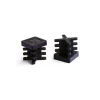 Accessori- Puntali interni alettati quadri neri 20 x 20 mm. 8 pz.