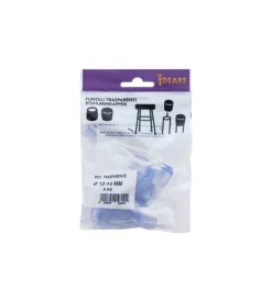 Accessori|Puntali tondi pvc trasparente ø 12 - 14 mm. - 8 pz.