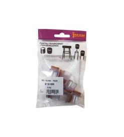 Accessori|Puntali tondi pvc trasparente con feltro ø 16 mm. - 8 pz.