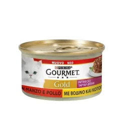 Purina gourmet gold intrecci di gusto pollo e manzo per gatti - 85 gr Alimenti Umido Gatto