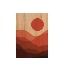 Discount Quadro in legno "desert sunset", 47x67 cm Decorazione Pareti