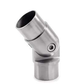 Metal Expert Porte, Scale E Pavimenti|Raccordo regolabile e snodabile per corrimano in acciaio inox satinato