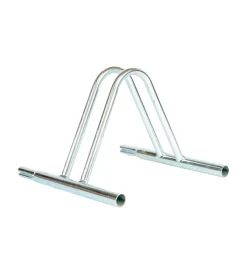 Bici- Rastrelliera portabici singola in ferro zincato con passaruota 5 cm 37x37x28 cm