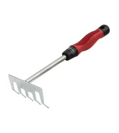 Hot Rastrellino zincato con manico bimateriale ergonomico tpr Attrezzatura Giardinaggio