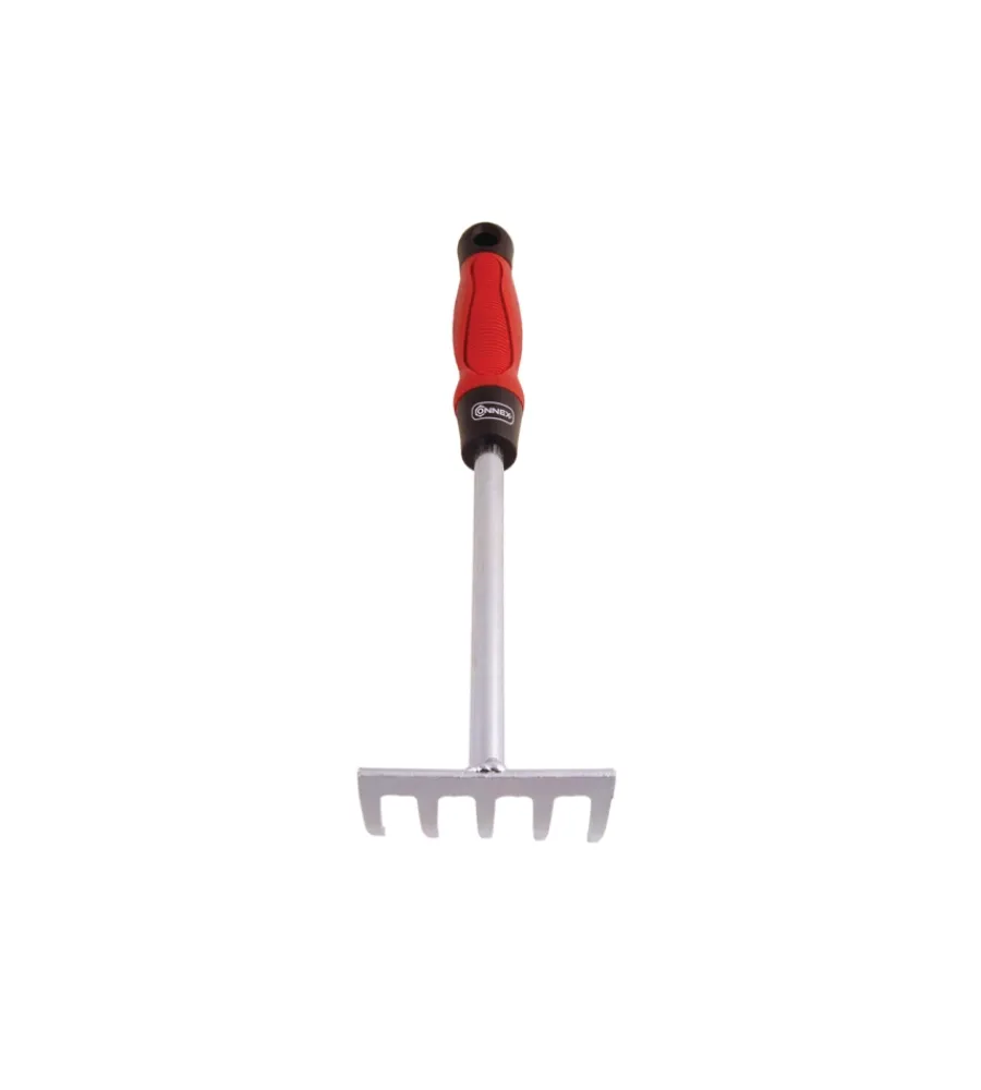 Hot Rastrellino zincato con manico bimateriale ergonomico tpr Attrezzatura Giardinaggio