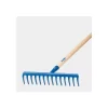 Best Rastrello con 14 denti curvi manico da 130cm. Attrezzatura Giardinaggio
