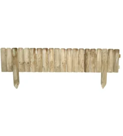 Discount Recinto da giardino in legno di pino "vampiro" 100x4x20/35 cm Reti, Recizioni E Cancelli Per Giardino