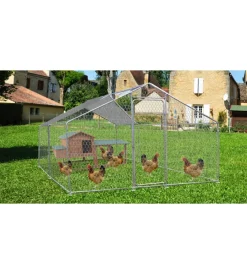 Recinzione X Animali-Habrita Recinto per animali "enc 3040 25 gjm" in acciaio zincato 300x400x220 cm
