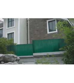 Reti, Recizioni E Cancelli Per Giardino-EuroGarden Recinzione da esterno in pvc monofacciale verde 3x1,5 metri