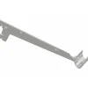 Officina E Garage|Reggimensola a 2 ganci per tubo ovale - 33 cm. - alluminio bianco