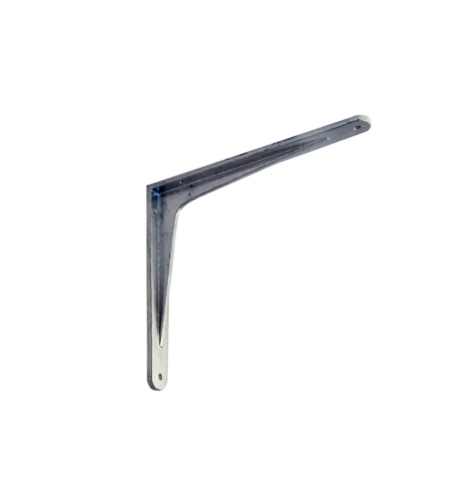 Decorazione Pareti- Reggimensola alluminio - 350 x 400 mm. - alluminio grezzo