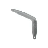 Decorazione Pareti|Reggimensola nervata modello "design" - 150 x 240 mm. - argento