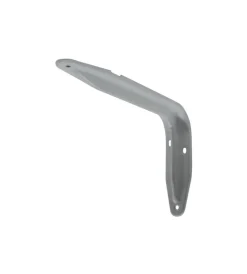 Decorazione Pareti|Reggimensola nervata modello "design" - 150 x 240 mm. - argento