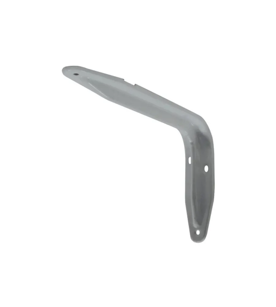 Decorazione Pareti- Reggimensola nervata modello "design" - 180 x 340 mm. - argento