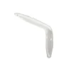 Decorazione Pareti|Reggimensola nervata modello "design" - 180 x 340 mm. - bianco