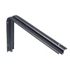 Decorazione Pareti- Reggimensola "plus" acciaio stampato - 140 x 180 mm. - nero