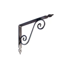 Decorazione Pareti- Reggimensola "rustica elegante" - 200 x 250 mm. - argento anticato
