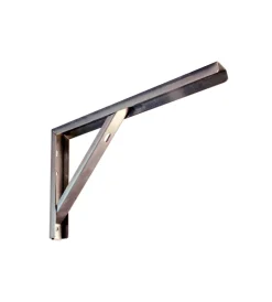 New Reggimensola ultra robusta "ripostiglio" - 400 x 180 mm. - zincato bianco Decorazione Pareti