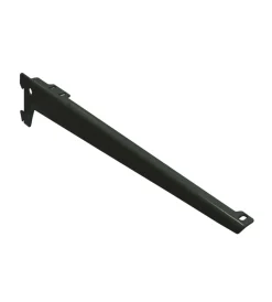 New Reggimensole a 2 ganci angolate - 18 cm. - nero Officina E Garage