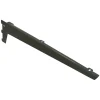 Officina E Garage- Reggimensole a 3 ganci angolate con clip - 48 cm. - nero