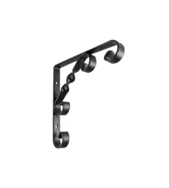 Decorazione Pareti|Reggimensole decorative - 250 x 250 mm. - nero