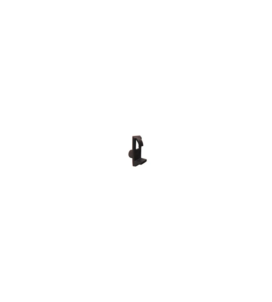 Decorazione Pareti- Reggipiani ad incasso - nero - 8 pz.