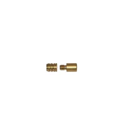 Decorazione Pareti|Reggipiani con bussola in ottone - ø 7 mm. - ottone nichelato - 8 pz.
