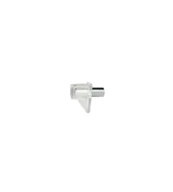 Reggipiani con perno in plastica trasparente ø 5 mm. 16 pz. Decorazione Pareti