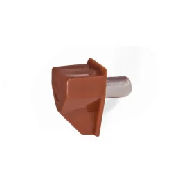 Decorazione Pareti|Reggipiani con perno in plastica marrone ø 5 mm. 16 pz.