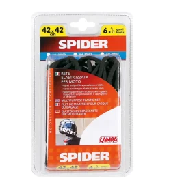 Lampa Moto|Rete elastica 42x42 portabagagli nera  90500