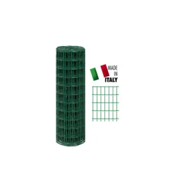 Reti, Recizioni E Cancelli Per Giardino|Rete elettrosaldata zincata e plasticata h.60 cm 5 mt