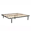 Letti E Comodini- Rete matrimoniale con gambe in kit con 12 doghe 160x190 cm
