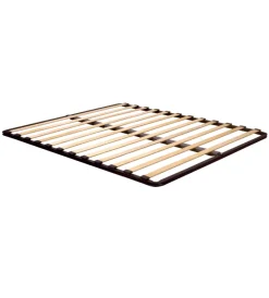 Letti E Comodini- Rete matrimoniale con gambe in kit con 12 doghe 160x190 cm