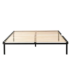 Letti E Comodini- Rete matrimoniale con gambe in kit con 12 doghe 160x190 cm