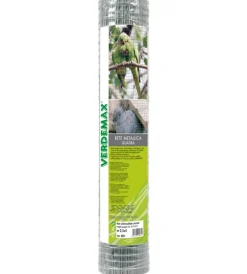 Verdemax Attrezzatura Giardinaggio|Rete metallica quadra "" - 0.5x5 metri - maglia 12.7x12.7 mm.