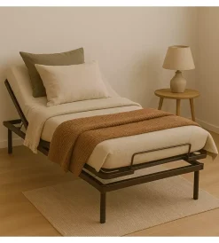 Letti E Comodini- Rete piazza e mezza mobile somnus "susa" 120x190 cm