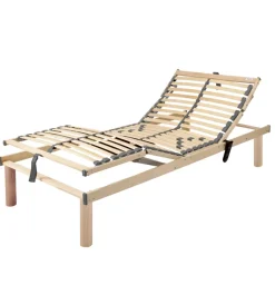 Letti E Comodini|Rete singola dormir "eco relax" motorizzata wireless in legno 80x190 cm