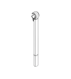 Yakima Portaggio|Ricambio braccetto ferma telaio 290 mm per portabici foldclick  yck679