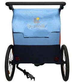 Bici- Rimorchio passeggino bici 2in1 azzurro - bellelli