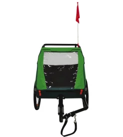 Bici|Rimorchio passeggino bici bellelli "trailblazer" 2 in 1 verde chiaro, 41 kg