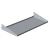 Officina E Garage- Ripiani multiuso, reversibili, con reggimensole integrate - alluminio - 2 pz.