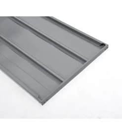Grima Officina E Garage|Ripiano in metallo per scaffali da 100x60 cm - grigio.