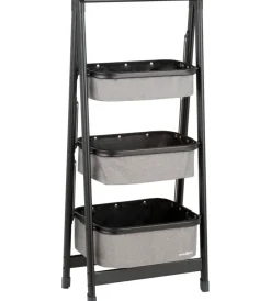 Best Riponitutto da campeggio pieghevole "latiga" in alluminio e poliestere grigio e nero 49x33x109 cm Campeggio