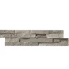 Rivestimento Murale- Rivestimento "natural panel" in quarzite grigia - pannello 15x60 cm.